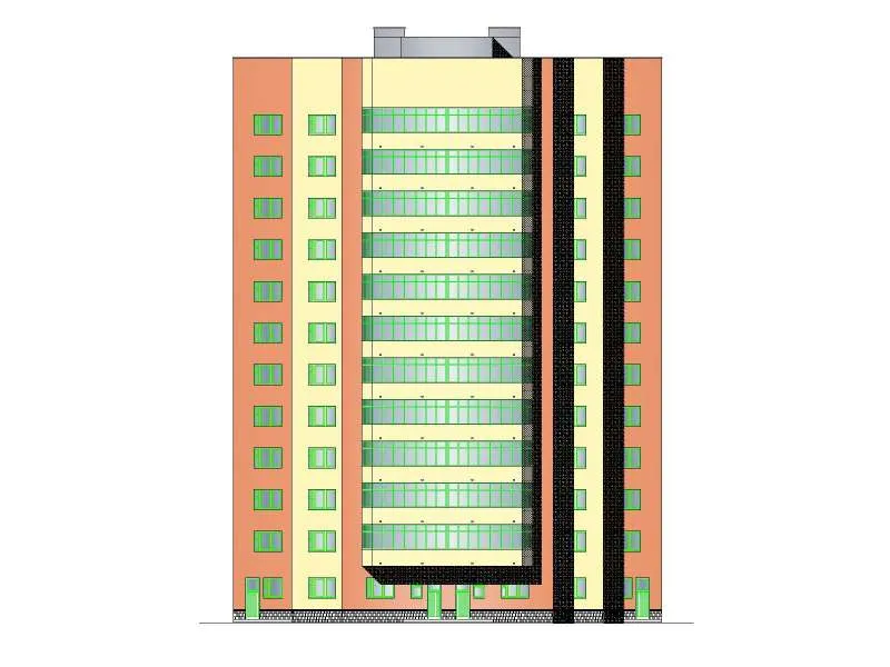 Проект №ПГС-2-00064 (Жилой сборно - монолитный дом с подвалом в г. Москва)