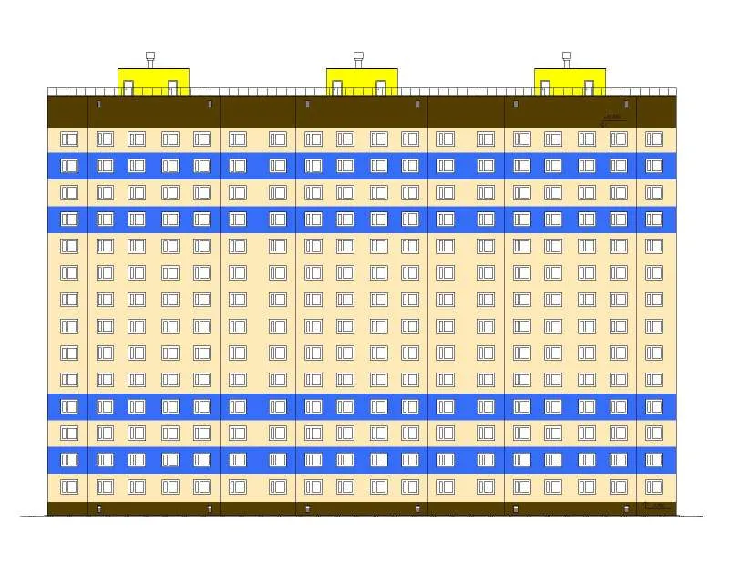 Проект №ПГС-2-00067 (Жилой дом с вентилируемым фасадом в г. Санкт-Петербург)